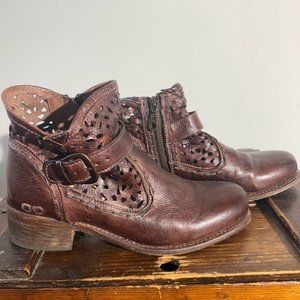 Bed Stu Heather-Teak Dip Dye Boots Size 9